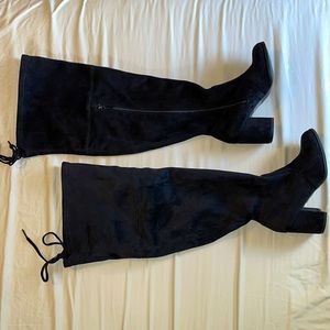 Torrid. Over the knee wide calf boots.
